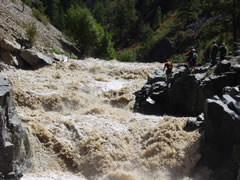 class VI rapid on the South Fork of the Payette