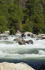 Rafting on California